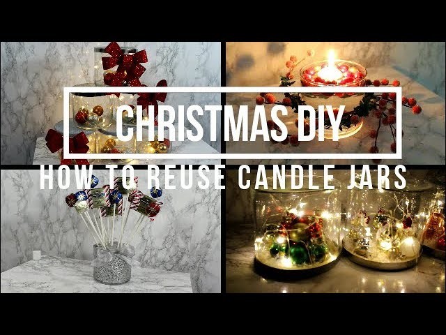 Christmas DIY: 7 Ways to Reuse Candle Jars for the Holidays