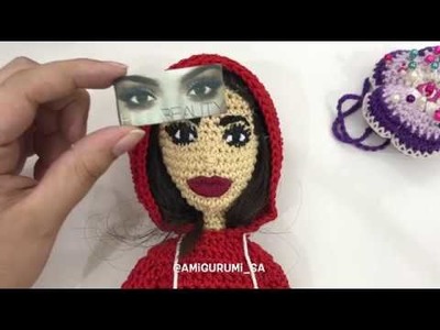 Doll eyes tutorial - eyes embroidery