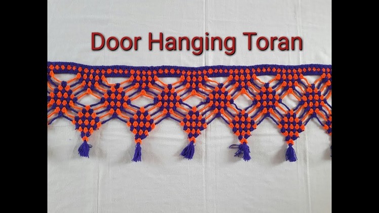 Door Hanging Toran from Woolen Handmade Toran Very Easy. wool toran art