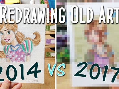 Draw This Again! Redrawing My First Original Character: The Redraw Challenge