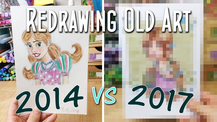 Draw This Again! Redrawing My First Original Character: The Redraw Challenge