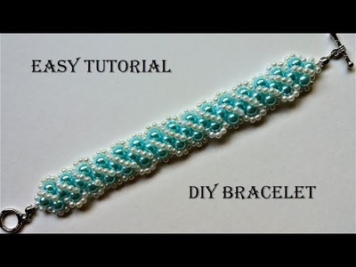 Easy beaded bracelet creations.  How to make a beaded bracelet????????