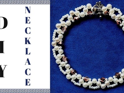 Elegant Necklace tutorial. DIY Jewelry