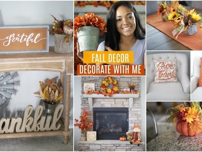 FALL DECOR DECORATE WITH ME