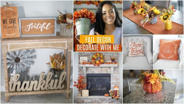 FALL DECOR DECORATE WITH ME