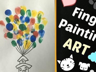 Finger Painting Art ! Kids Special ! Two Minute Art ! Craft With TK