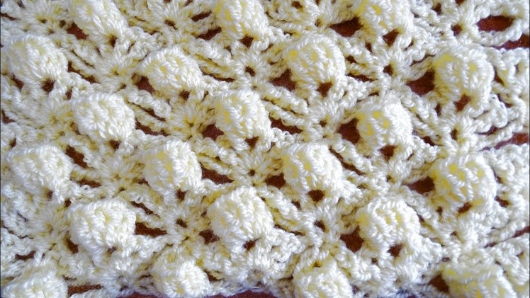 Flower Crochet Stitch - Right Handed Crochet Tutorial