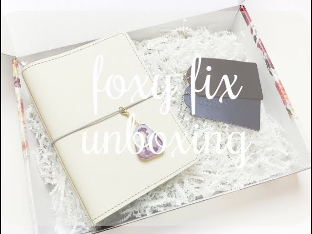 Foxy Fix No. 5 Travelers Notebook Unboxing. Haul
