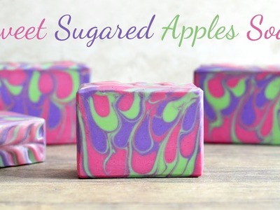 Hang Out With Me: Sweet Sugared Apples Soap  - MO River Soap