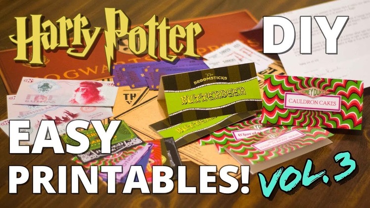 Harry Potter Printables Vol 3