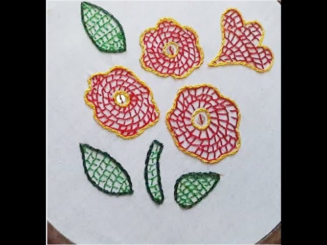 Honeycomb Stitch Hand Embroidery Tutorial