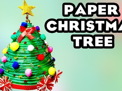How To Create A Paper Christmas Tree | DIY Crafts | Arts And Crafts For Children | Cool Kids