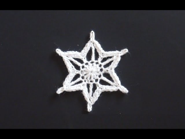 How to Crochet a Snowflake Pattern #169│by ThePatternFamily