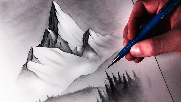 How to Draw a Misty Mountain