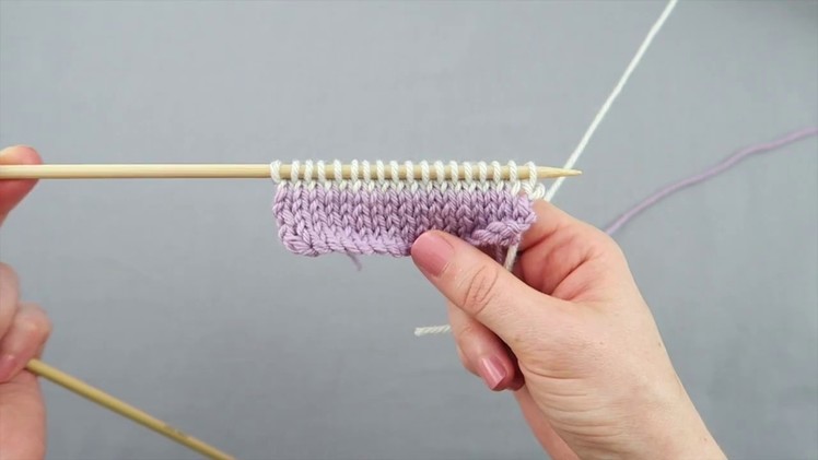 How to knit Stocking Stitch stripes