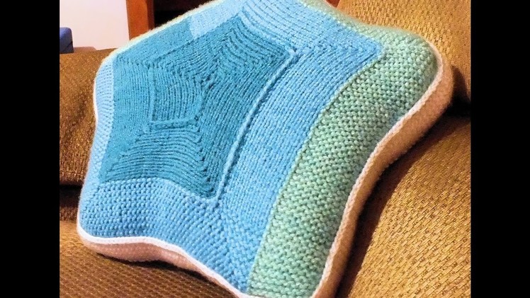 How to Loom Knit A Star Pillow