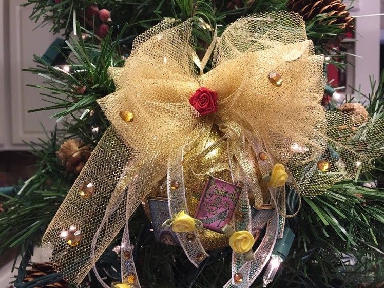 How to make a Belle Christmas Ball Ornament Tutorial