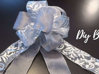 How to make a double bow | DIY Christmas Bow