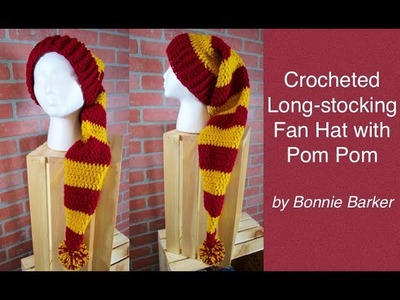 How to Make a Longstocking Fan Hat with a Pom Pom, by Bonnie Barker