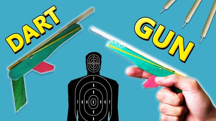 How to Make a Mini Dart Gun (very powerful )