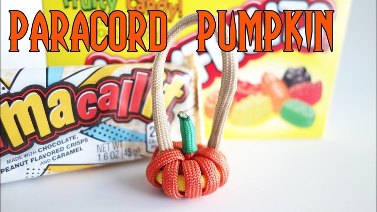 How to Make a Paracord Halloween Jack-O'-Lantern Pumpkin Tutorial