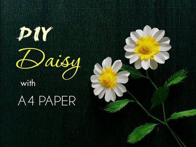 How to make Daisy from A4 paper - HMC Art