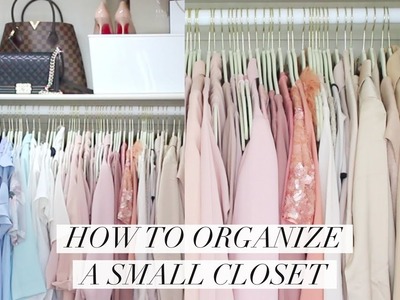 How To Organize A Closet | Small Closet Organization | Closet Tour 2017 Ammeta