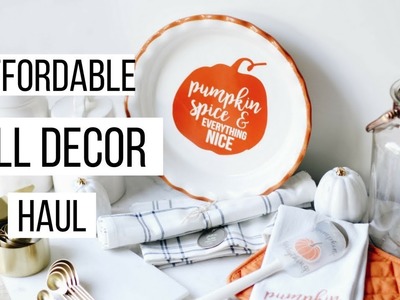 Huge Fall Home Decor Haul! 2017 | Target Dollar Spot | Decorating On A Budget | Farmhouse Style
