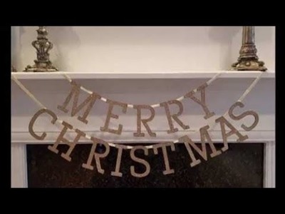 Joggles Merry Christmas Garland by Joggles.com