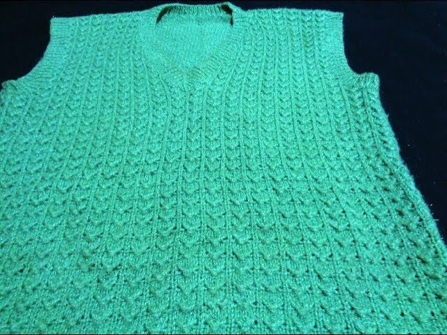 Knitting pattern for Gents sweater in hindi