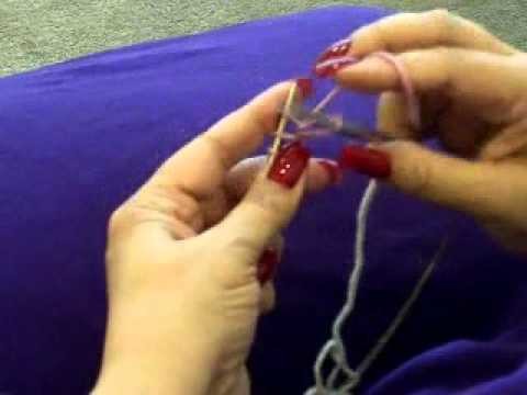 Knitting the Cable Cast On.wmv