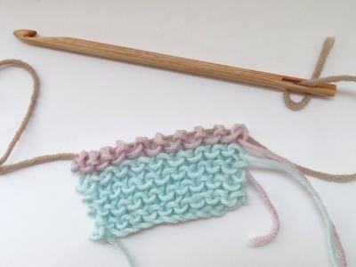 Knooking - How to Purl