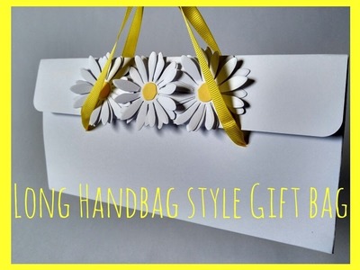 Long Handbag Style Gift Bag Tutorial