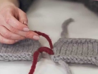 Mattress Stitch on Stocking Stitch