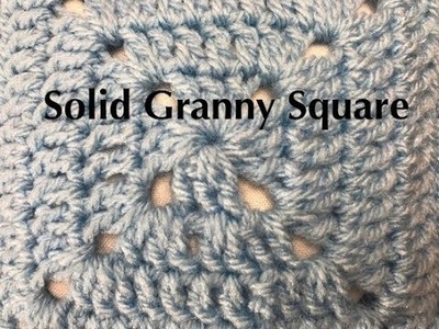 Ophelia Talks about a Solid Granny Square