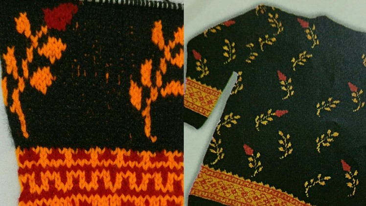 #PART-2 Woolen Kurti.Sweater.Shawl.Purse:DESIGN-35