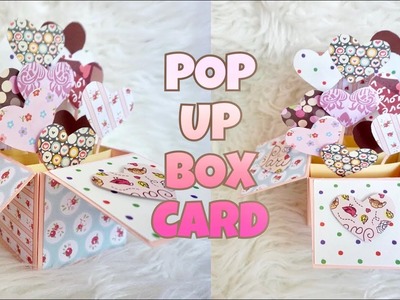 POP UP BOX CARD || EASY TUTORIAL || SCRAPBOOKING