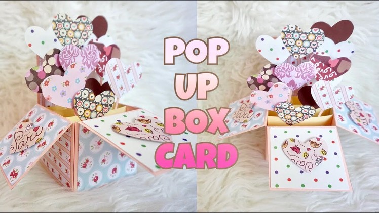 POP UP BOX CARD || EASY TUTORIAL || SCRAPBOOKING