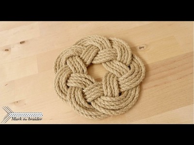 Round rope mat- rope hot pad