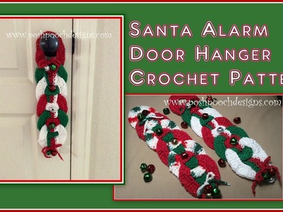 Santa Alarm Door Hanger Crochet Pattern