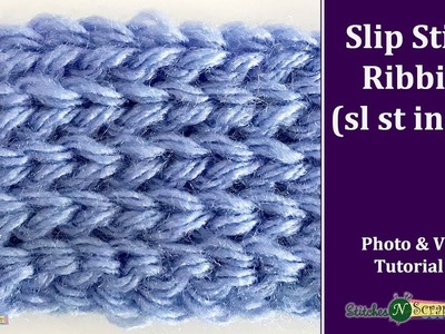 Slip Stitch Ribbing