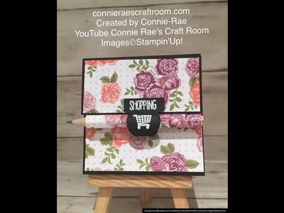 Stampin' Up! with Connie-Rae: Post it Note holder with Covered Pencil