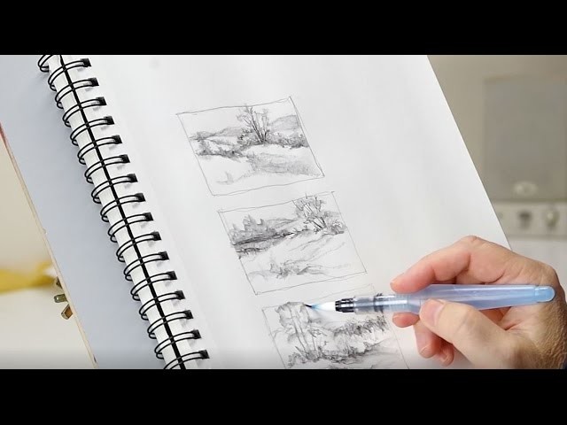 The Mind of Watercolor with Steve Mitchell - Lesson 1 - Landscape Part 1