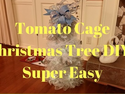 Tomato Cage Christmas Tree DIY | Super Easy