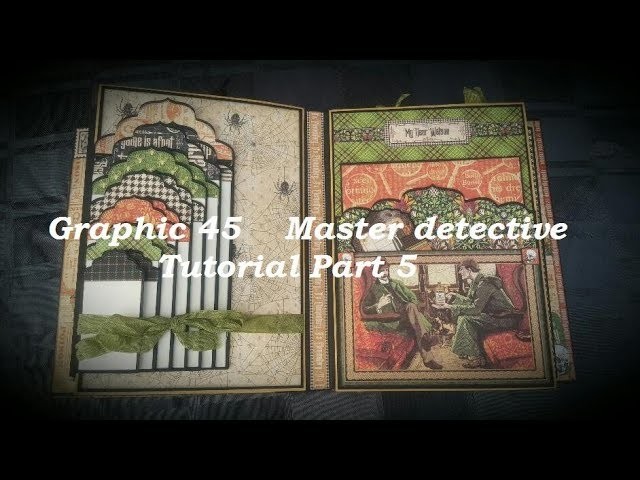 Tutorial *5  Mini Album Master Detective Graphic 45 ( DT-CCC )