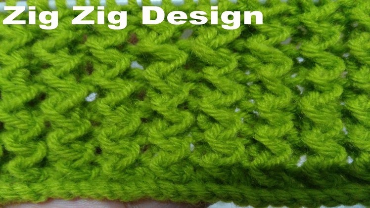 Zig Zag Sweater Design