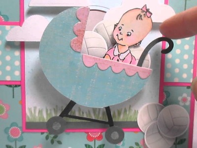 Bouncing Baby Buggy Handmade card