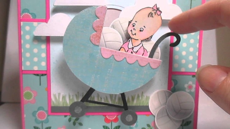 Bouncing Baby Buggy Handmade card