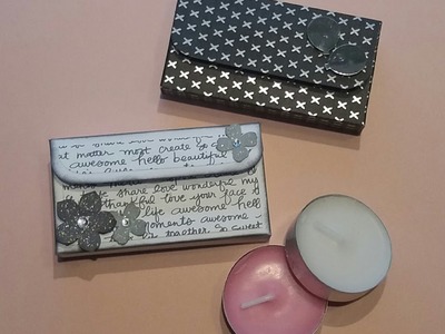 Candle gift box using stampin up products