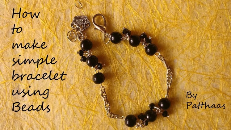 Chain Beaded bracelet - Easy - Jewelry Making - Patthaas by Shiney